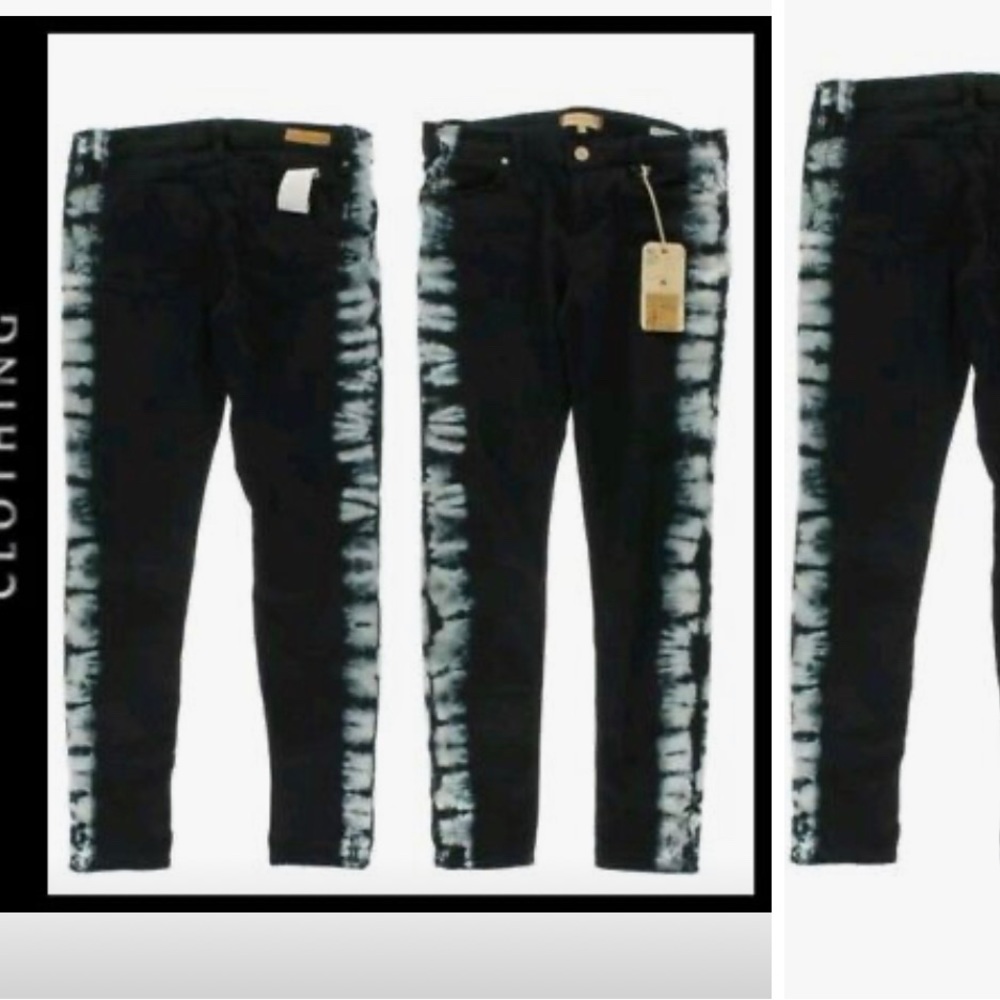 sanctuary denim Black Stretchy Tye die skinny Jeans